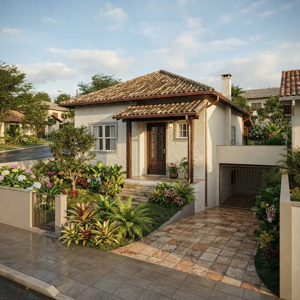 Casa de alvenaria construída pela Construtora Segura em Curitiba
